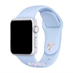 NEW Powder Baby Blue Apple Watch Sport Band